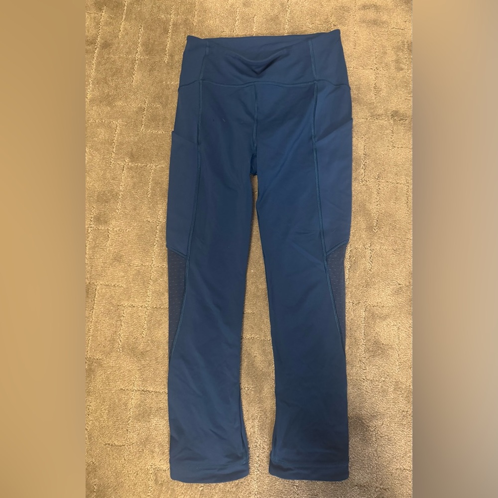 Lululemon Blue Athletic Leggings, sz. 4